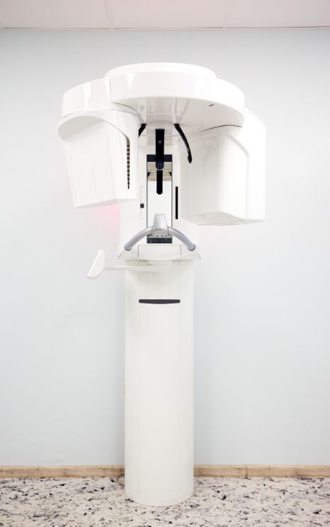 3 D C T cone beam digital x ray scanner